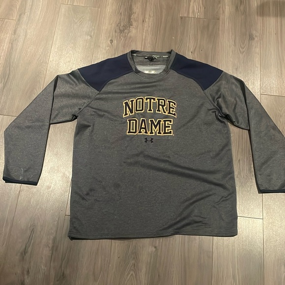 notre dame under armour long sleeve 3XL - Picture 1 of 5